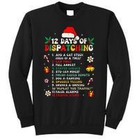 12 Days Of Dispatching Christmas Pajama X Mas Dispatcher Sweatshirt