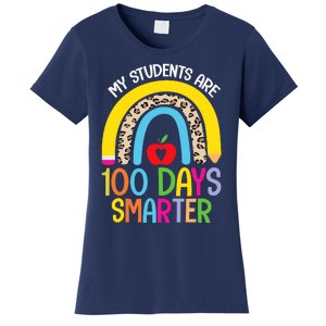 100th Day of School My Students are 100 Days Smarter Teacher Women's T-Shirt