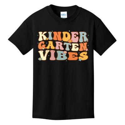 1st Day of School Kindergarten Vibes Student Teacher Kids T-Shirt