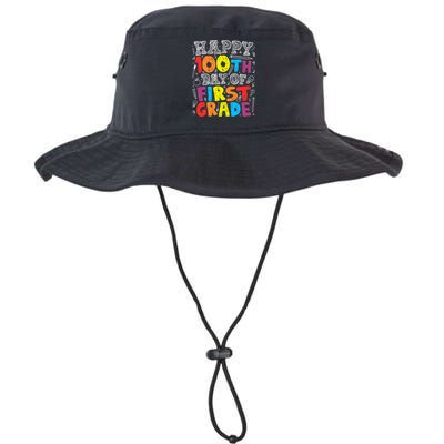 100 Days of School Design 100th Day of 1st Grade Teacher Legacy Cool Fit Booney Bucket Hat