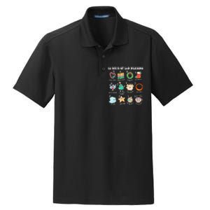 12 Days Of L&D Unit Nursing Labor & Delivery Nurse Christmas Dry Zone Grid Polo