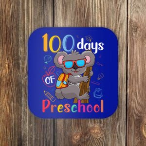 100 Days Of Preschool Koala 100Th Day School Preschool Gift Coaster