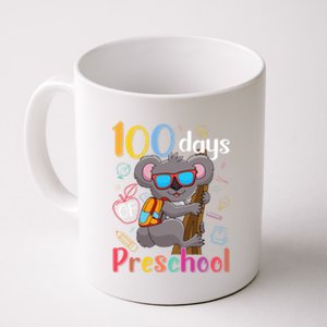 100 Days Of Preschool Koala 100Th Day School Preschool Gift Coffee Mug