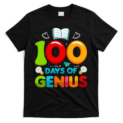 100 Days Of Genius Funny 100th Days Of School T-Shirt
