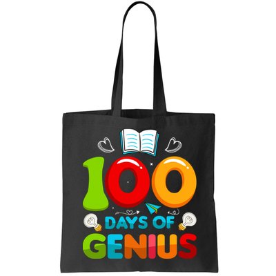 100 Days Of Genius Funny 100th Days Of School Bag
