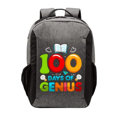 100 Days Of Genius Funny 100th Days Of School Vector Backpack