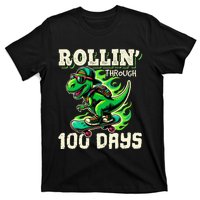 100 Days Of School Teacher 100th Day T Rex Outfit T-Shirt