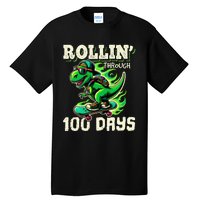 100 Days Of School Teacher 100th Day T Rex Outfit Tall T-Shirt