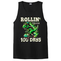 100 Days Of School Teacher 100th Day T Rex Outfit PosiCharge Competitor Tank