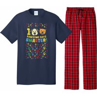 100th Day Of School 100 Pawsome Smarter Dog Cat Paws Pajama Set