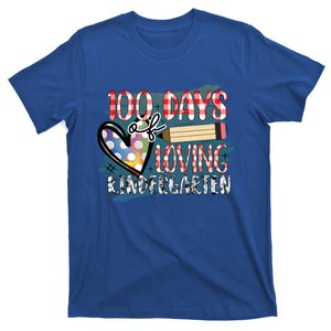 100 Day Of Loving Kindergarten 100 Days Of School Meaningful Gift T-Shirt