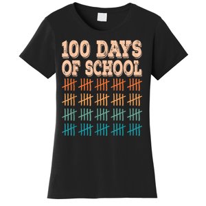 100 Days Of School Teacher And Student Women's T-Shirt