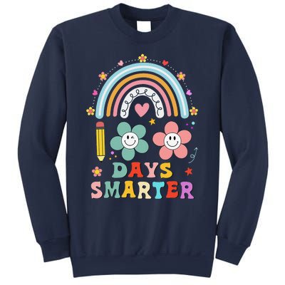 100 Days Of School 100th Day Smarter Rainbow Teacher Sweatshirt