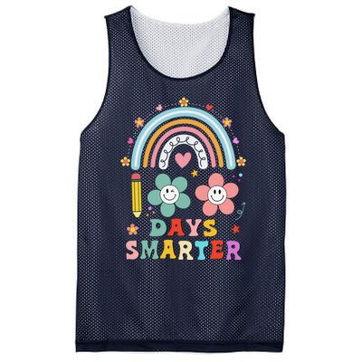 100 Days Of School 100th Day Smarter Rainbow Teacher Mesh Reversible Basketball Jersey Tank