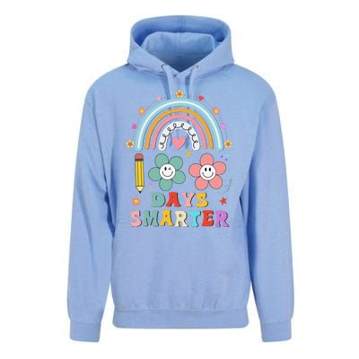 100 Days Of School 100th Day Smarter Rainbow Teacher Unisex Surf Hoodie