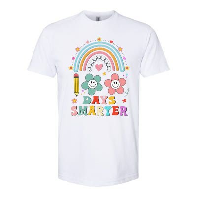 100 Days Of School 100th Day Smarter Rainbow Teacher Softstyle® CVC T-Shirt