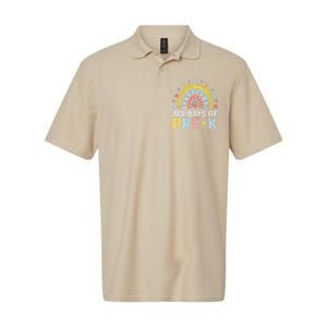 100 Days Of Pre K Rainbow Happy 100th Day Of School Teacher Softstyle Adult Sport Polo