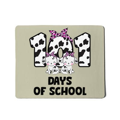 101 Days Of School Dalmatian Dog 100 Days Smarter Mousepad