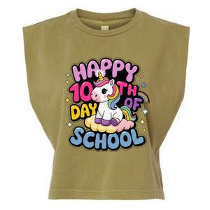 100 Days Of School Costume Teacher Student 100th Day Garment-Dyed Women's Muscle Tee