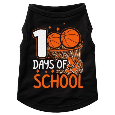 100 Days Of School Basketball 100th Day Balls Doggie Tank