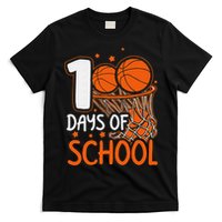 100 Days Of School Basketball 100th Day Balls T-Shirt