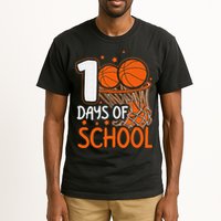 100 Days Of School Basketball 100th Day Balls Tall T-Shirt
