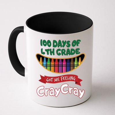 100 Days Of 4th Grade Got Me Feeling Cray Cray Mug