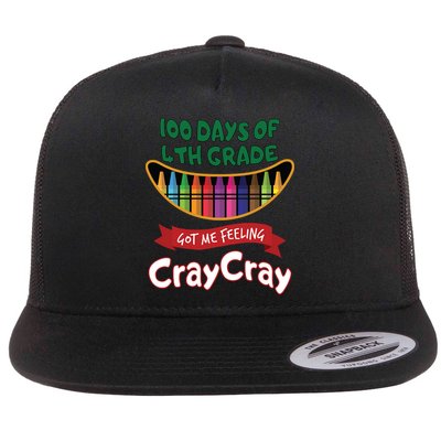 100 Days Of 4th Grade Got Me Feeling Cray Cray Flatbill Hat