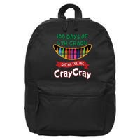 100 Days Of 4th Grade Got Me Feeling Cray Cray 16 in Basic Backpack