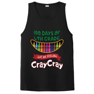 100 Days Of 4th Grade Got Me Feeling Cray Cray PosiCharge Competitor Tank