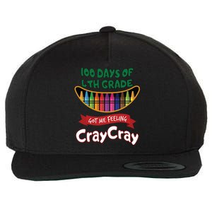 100 Days Of 4th Grade Got Me Feeling Cray Cray Wool Snapback Cap