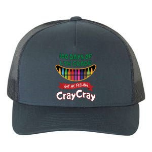 100 Days Of 4th Grade Got Me Feeling Cray Cray Yupoong Adult 5-Panel Trucker Hat