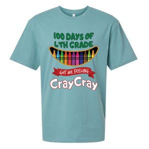 100 Days Of 4th Grade Got Me Feeling Cray Cray Sueded Cloud Jersey T-Shirt