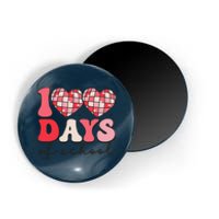 100 Days Of School Retro Disco Hearts 100th Day Of School Magnet