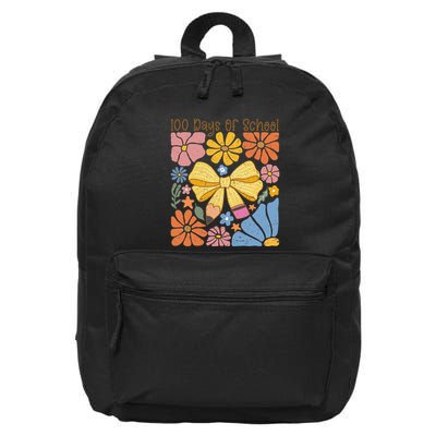 100 Days Of School Teacher 100th Day Of School Gift 16 in Basic Backpack