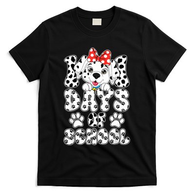 100 Days Of School Dalmatian Dog 100th Days T-Shirt