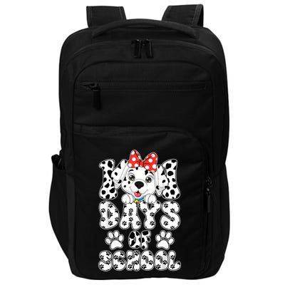 100 Days Of School Dalmatian Dog 100th Days Impact Tech Backpack