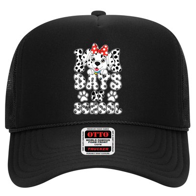 100 Days Of School Dalmatian Dog 100th Days Trucker Hat