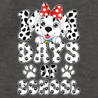 100 Days Of School Dalmatian Dog 100th Days Vector Backpack