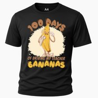 100 Days Of Driving My Teacher Bananas Funny Cooling Performance Crew T-Shirt