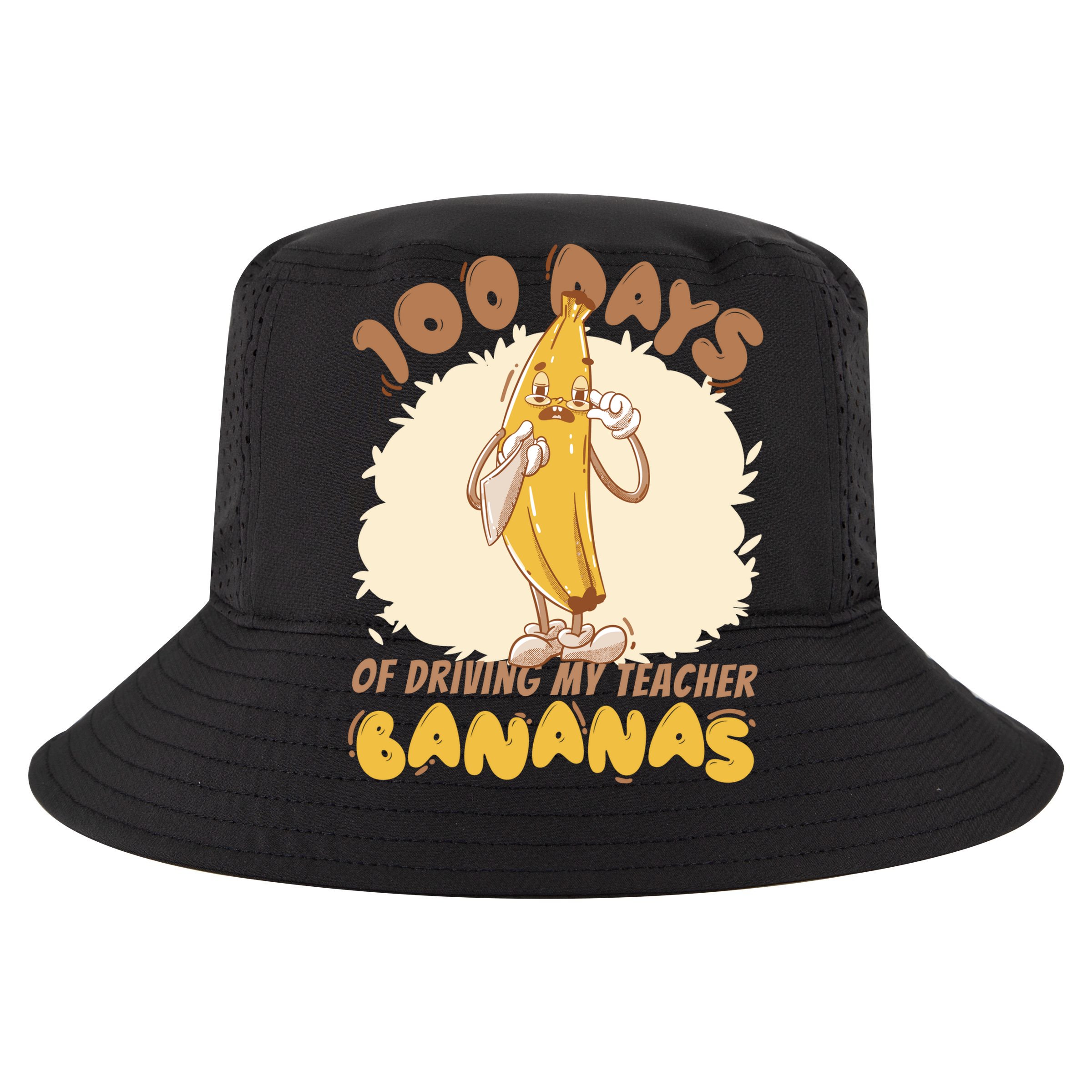 100 Days Of Driving My Teacher Bananas Funny Cooling Performance Crew T-Shirt
