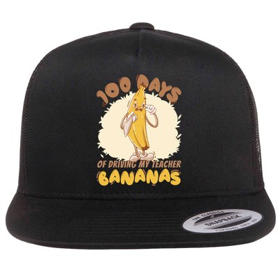 100 Days Of Driving My Teacher Bananas Funny Flatbill Hat