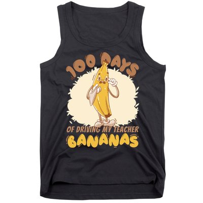 100 Days Of Driving My Teacher Bananas Funny Tank Top