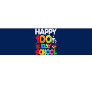 100 Days Of School Teacher Student 100th Day Bumper Sticker