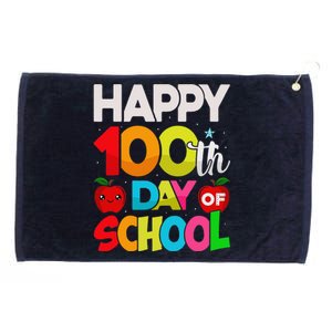 100 Days Of School Teacher Student 100th Day Grommeted Golf Towel