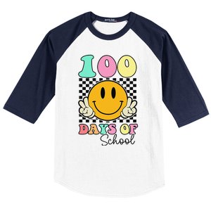 100 Days Of School Teacher 100th Day Of School Baseball Sleeve Shirt