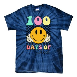 100 Days Of School Teacher 100th Day Of School Tie-Dye T-Shirt