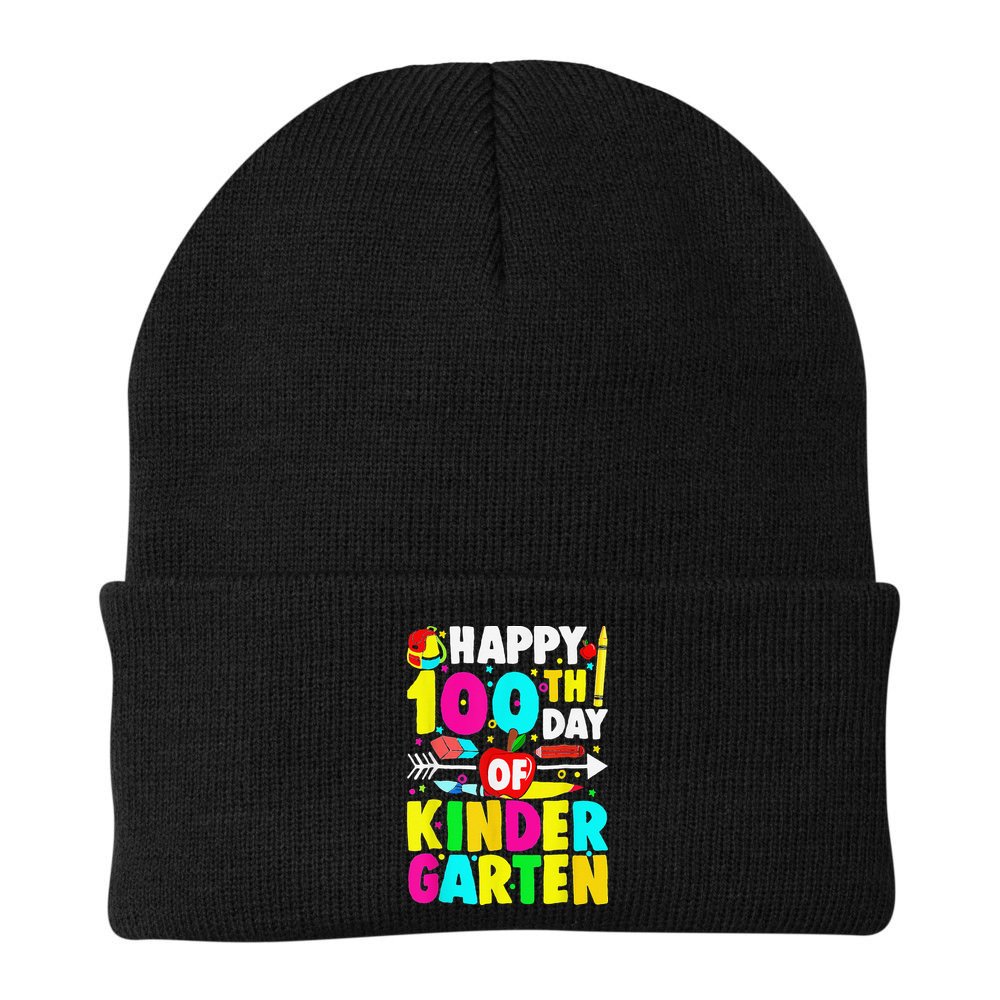 100 Days Of Kindergarten Happy 100th Day Of School Beanie