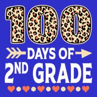 100 Days Of Second Grade Teacher 100Th Day Of School Leopard Gift Button