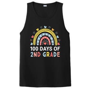 100 Days Of 2nd Grade Rainbow Happy 100th Day Of School PosiCharge Competitor Tank